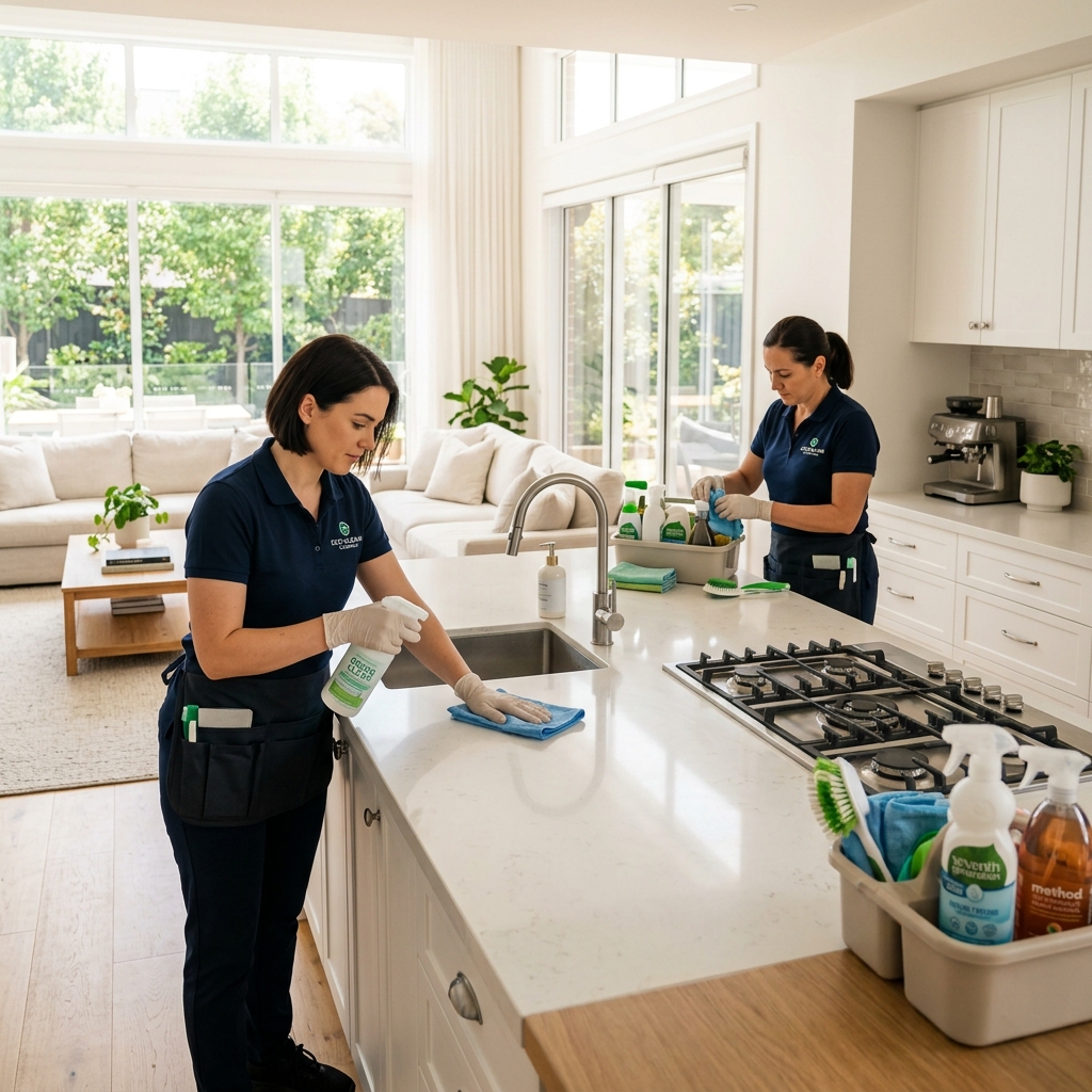 Domestic house cleaning team