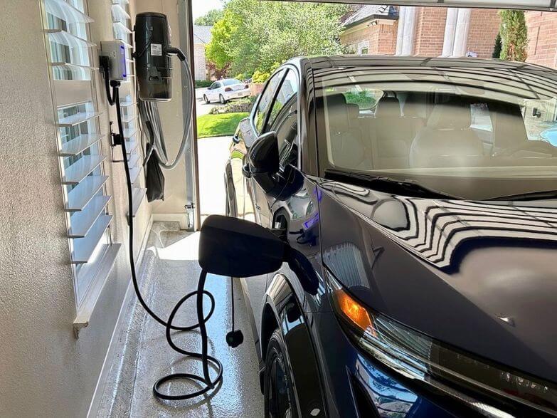 Smart electric vehicle EV charger installation