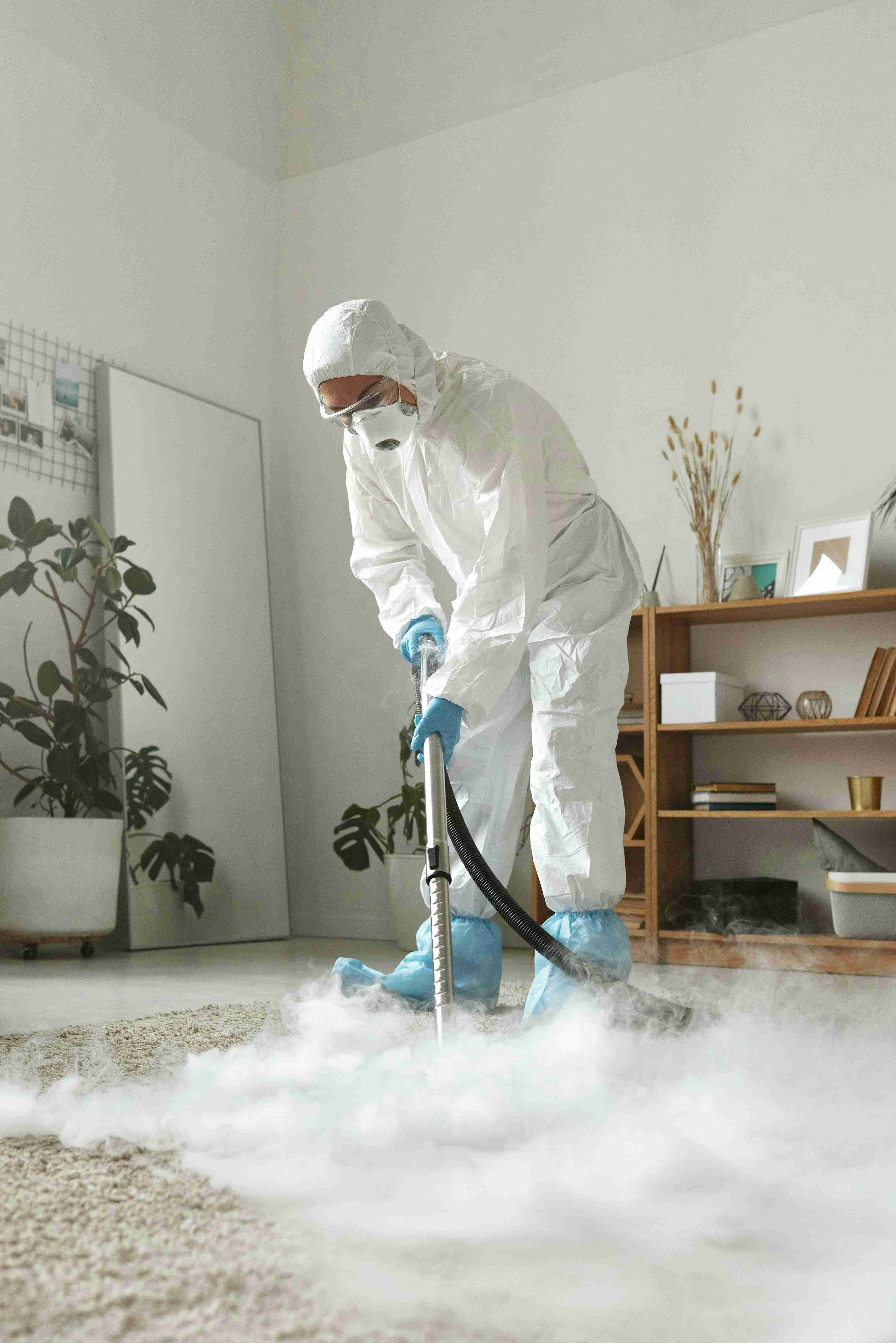 Professional cleaning team performing property turnaround